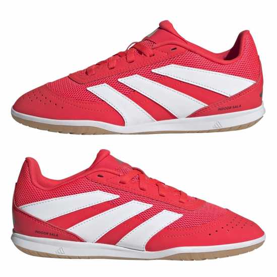 Adidas Predator League Childrens Indoor Football Boots Червено/Бяло Детски футболни бутонки