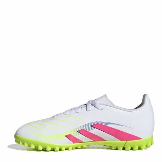 Детски футболни бутонки Adidas Predator Club Childrens Astro Turf Football Boots Бяло/Розово Adidas Predator Club Childrens Astro Turf Football Boots Бяло/Розово Детски футболни бутонки