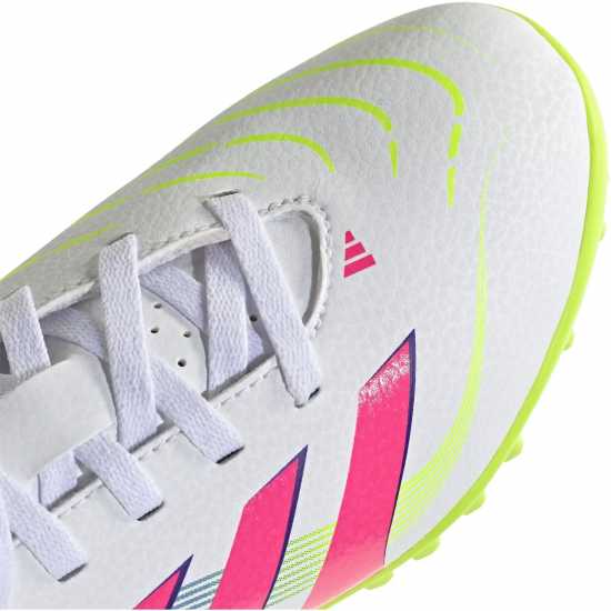 Детски футболни бутонки Adidas Predator Club Childrens Astro Turf Football Boots Бяло/Розово Adidas Predator Club Childrens Astro Turf Football Boots Бяло/Розово Детски футболни бутонки