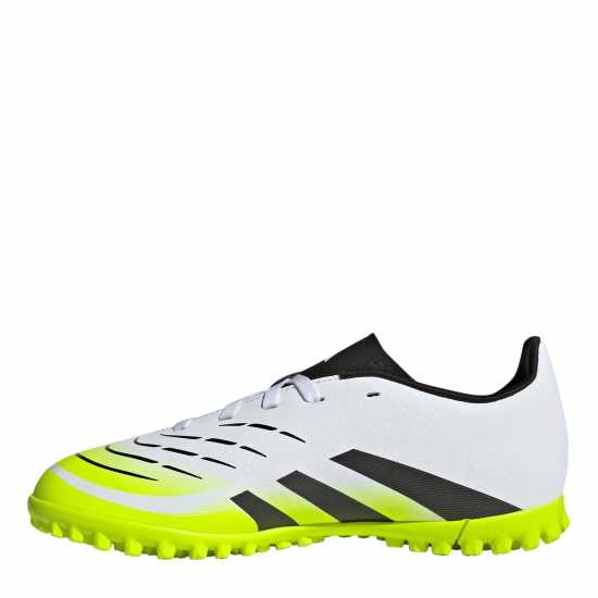 Adidas Predator Club Childrens Astro Turf Football Boots White/Blk/Lemon Детски футболни бутонки