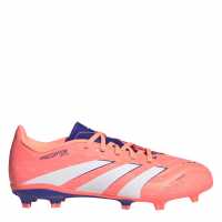 Adidas Predator League Childrens Firm Ground Football Boots Оранжево/Бяло Adidas Predator League Childrens Firm Ground Football Boots Оранжево/Бяло
