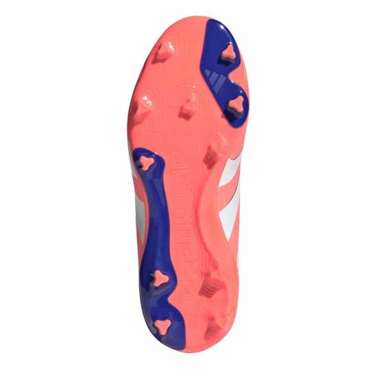 Adidas Predator League Childrens Firm Ground Football Boots Оранжево/Бяло Adidas Predator League Childrens Firm Ground Football Boots Оранжево/Бяло