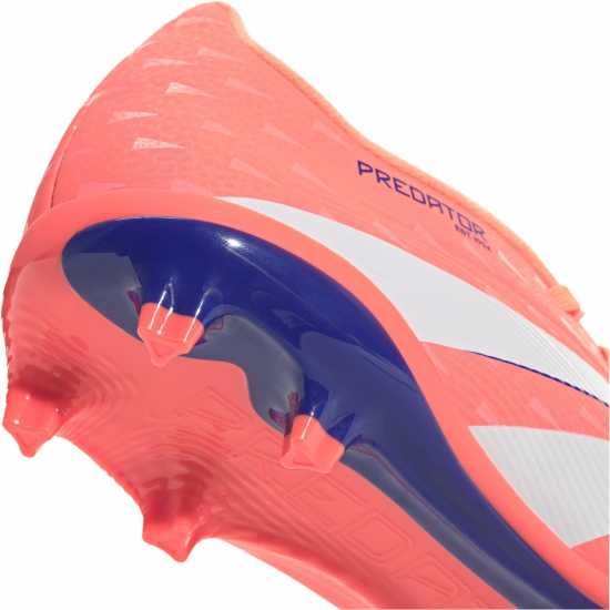 Adidas Predator League Childrens Firm Ground Football Boots Оранжево/Бяло Adidas Predator League Childrens Firm Ground Football Boots Оранжево/Бяло