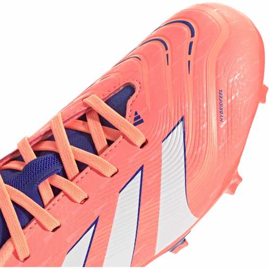 Adidas Predator League Childrens Firm Ground Football Boots Оранжево/Бяло Adidas Predator League Childrens Firm Ground Football Boots Оранжево/Бяло