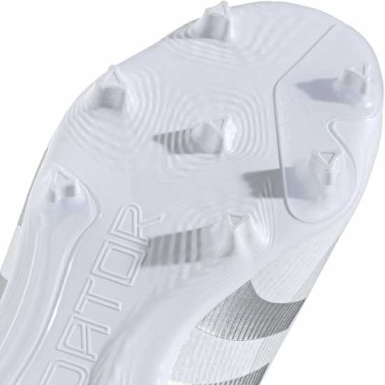 Adidas Predator League Childrens Firm Ground Football Boots Бяло/сребро Adidas Predator League Childrens Firm Ground Football Boots Бяло/сребро