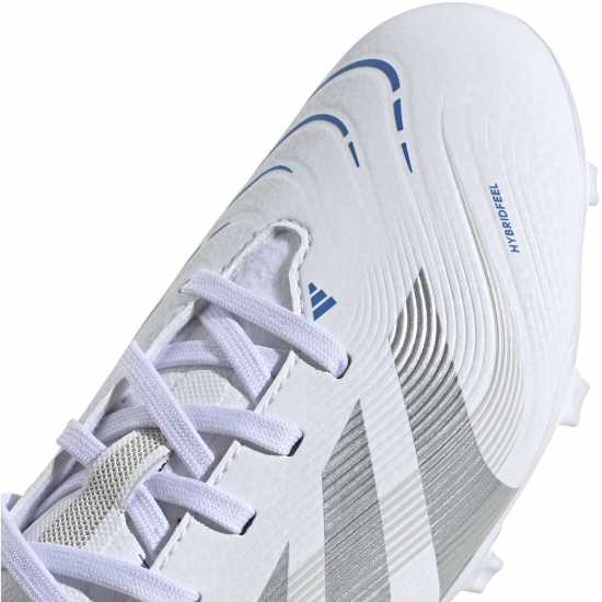 Adidas Predator League Childrens Firm Ground Football Boots Бяло/сребро Adidas Predator League Childrens Firm Ground Football Boots Бяло/сребро