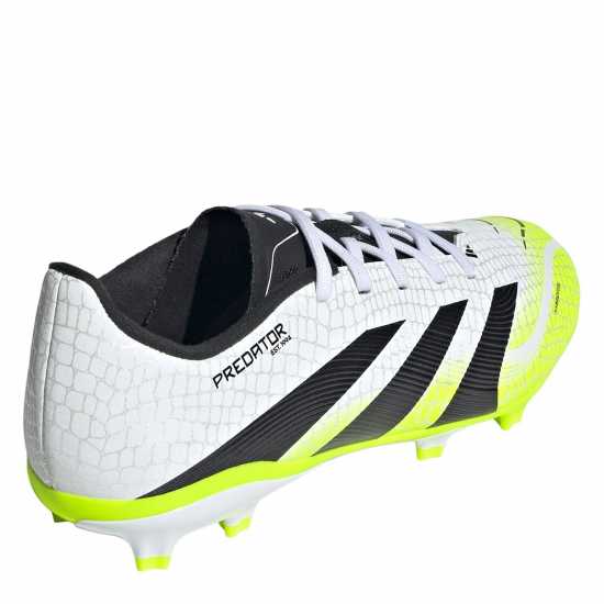 Adidas Predator League Childrens Firm Ground Football Boots Бяло/Черно/Лимон Adidas Predator League Childrens Firm Ground Football Boots Бяло/Черно/Лимон