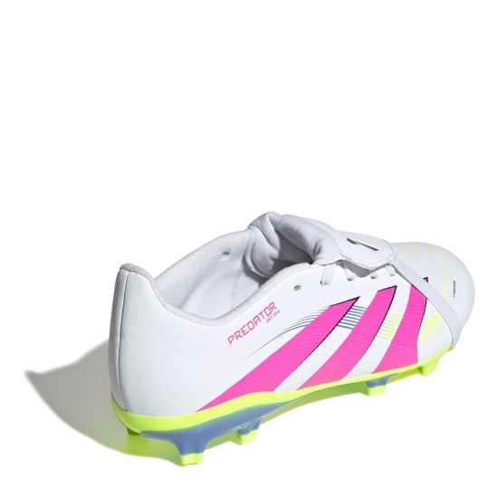 Adidas Predator League Fold-Over Tongue Childrens Firm Ground Football Boots Бяло/Розово Детски футболни бутонки