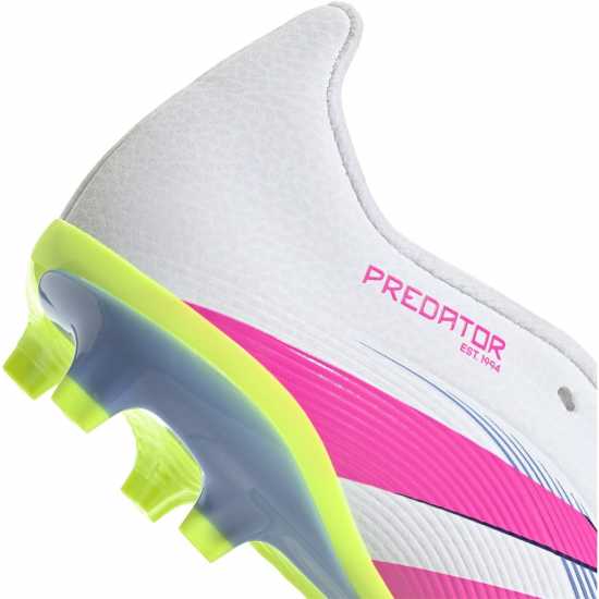 Adidas Predator League Fold-Over Tongue Childrens Firm Ground Football Boots Бяло/Розово Детски футболни бутонки