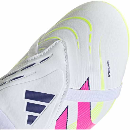 Adidas Predator League Fold-Over Tongue Childrens Firm Ground Football Boots Бяло/Розово Детски футболни бутонки