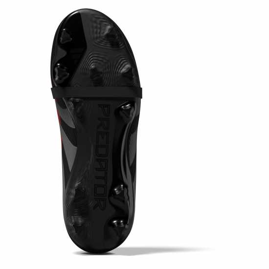 Adidas Predator League Fold-Over Tongue Childrens Firm Ground Football Boots Черно/Сиво Детски футболни бутонки