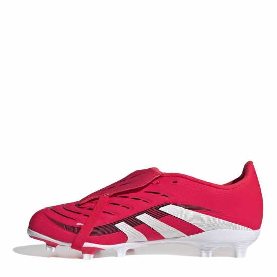 Adidas Predator League Fold-Over Tongue Childrens Firm Ground Football Boots Червено/Бяло Детски футболни бутонки