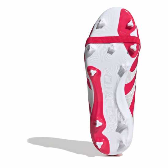 Adidas Predator League Fold-Over Tongue Childrens Firm Ground Football Boots Червено/Бяло Детски футболни бутонки
