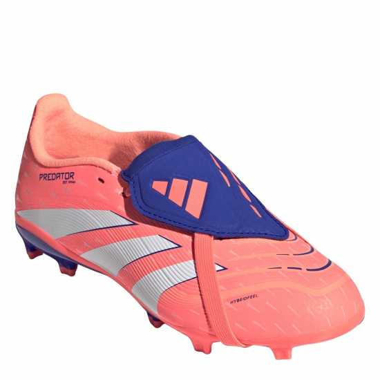 Adidas Predator League Fold-Over Tongue Childrens Firm Ground Football Boots Оранжево/Бяло Adidas Predator League Fold-Over Tongue Childrens Firm Ground Football Boots Оранжево/Бяло