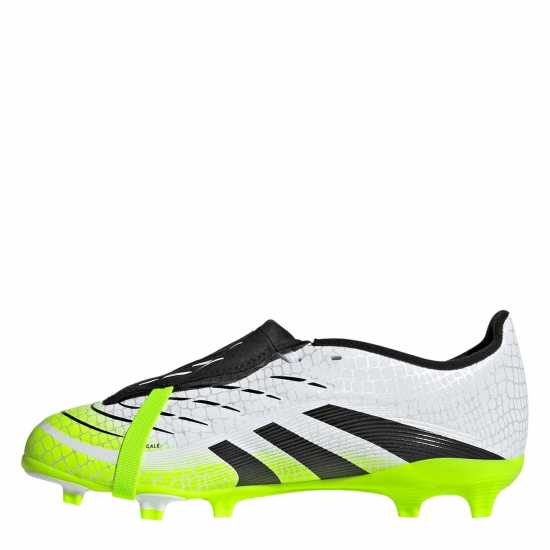 Детски футболни бутонки Adidas Predator League Fold-Over Tongue Childrens Firm Ground Football Boots White/Blk/Lemon Adidas Predator League Fold-Over Tongue Childrens Firm Ground Football Boots White/Blk/Lemon Детски футболни бутонки