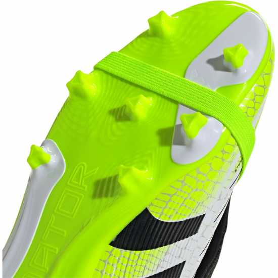 Детски футболни бутонки Adidas Predator League Fold-Over Tongue Childrens Firm Ground Football Boots White/Blk/Lemon Adidas Predator League Fold-Over Tongue Childrens Firm Ground Football Boots White/Blk/Lemon Детски футболни бутонки