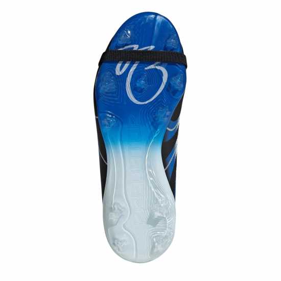 adidas Predator League Fold-Over Tongue Childrens Firm Ground Football Boots Черно/Синьо Adidas Predator League Fold-Over Tongue Childrens Firm Ground Football Boots Черно/Синьо