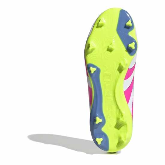 Adidas Predator 3 Childrens Laceless Firm Ground Football Boots Бяло/Розово Adidas Predator 3 Childrens Laceless Firm Ground Football Boots Бяло/Розово
