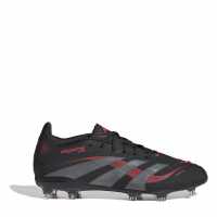 Adidas Predator Elite Childrens Firm Ground Football Boots Черно/Сиво Детски футболни бутонки