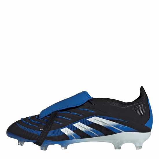 Adidas Predator Elite Fold-Over Tongue Childrens Firm Ground Football Boots Черно/Синьо 