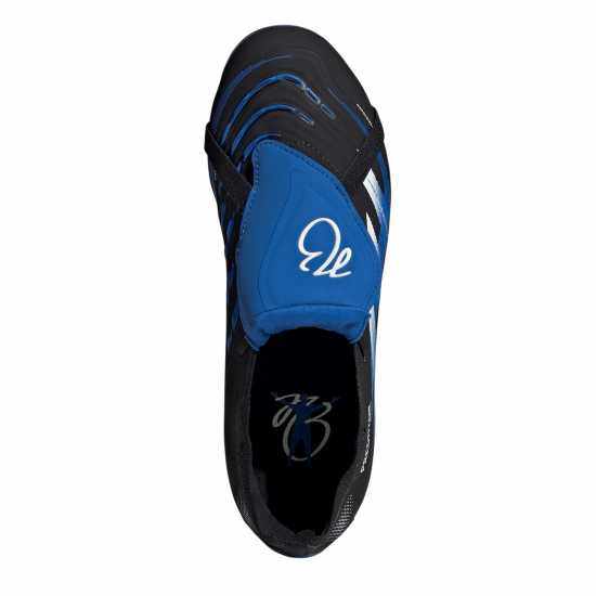 Adidas Predator Elite Fold-Over Tongue Childrens Firm Ground Football Boots Черно/Синьо 