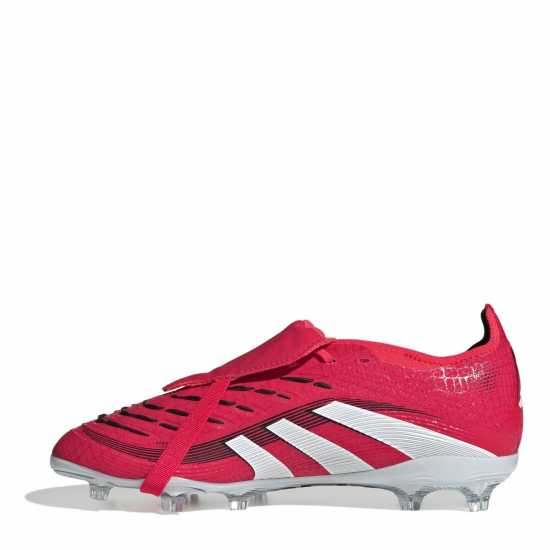 Детски футболни бутонки Adidas Predator Elite Fold-Over Tongue Childrens Firm Ground Football Boots Червено/Бяло Adidas Predator Elite Fold-Over Tongue Childrens Firm Ground Football Boots Червено/Бяло Детски футболни бутонки