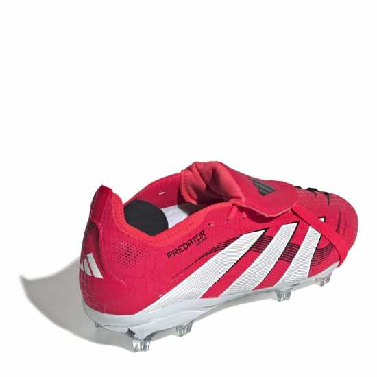 Детски футболни бутонки Adidas Predator Elite Fold-Over Tongue Childrens Firm Ground Football Boots Червено/Бяло Adidas Predator Elite Fold-Over Tongue Childrens Firm Ground Football Boots Червено/Бяло Детски футболни бутонки