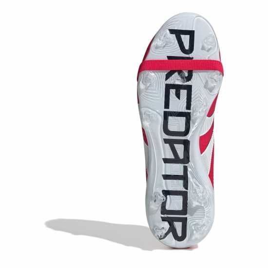 Детски футболни бутонки Adidas Predator Elite Fold-Over Tongue Childrens Firm Ground Football Boots Червено/Бяло Adidas Predator Elite Fold-Over Tongue Childrens Firm Ground Football Boots Червено/Бяло Детски футболни бутонки