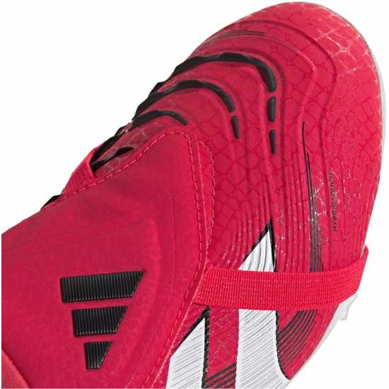 Детски футболни бутонки Adidas Predator Elite Fold-Over Tongue Childrens Firm Ground Football Boots Червено/Бяло Adidas Predator Elite Fold-Over Tongue Childrens Firm Ground Football Boots Червено/Бяло Детски футболни бутонки