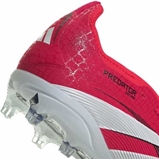Детски футболни бутонки Adidas Predator Elite Fold-Over Tongue Childrens Firm Ground Football Boots Червено/Бяло Adidas Predator Elite Fold-Over Tongue Childrens Firm Ground Football Boots Червено/Бяло Детски футболни бутонки
