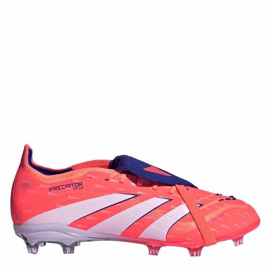 Adidas Predator Elite Fold-Over Tongue Childrens Firm Ground Football Boots Оранжево/Бяло 