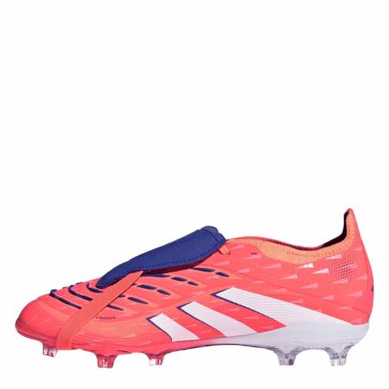 Adidas Predator Elite Fold-Over Tongue Childrens Firm Ground Football Boots Оранжево/Бяло 