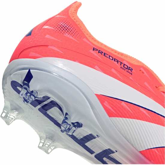 Adidas Predator Elite Fold-Over Tongue Childrens Firm Ground Football Boots Оранжево/Бяло 