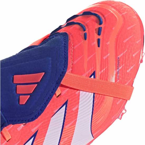 Adidas Predator Elite Fold-Over Tongue Childrens Firm Ground Football Boots Оранжево/Бяло 