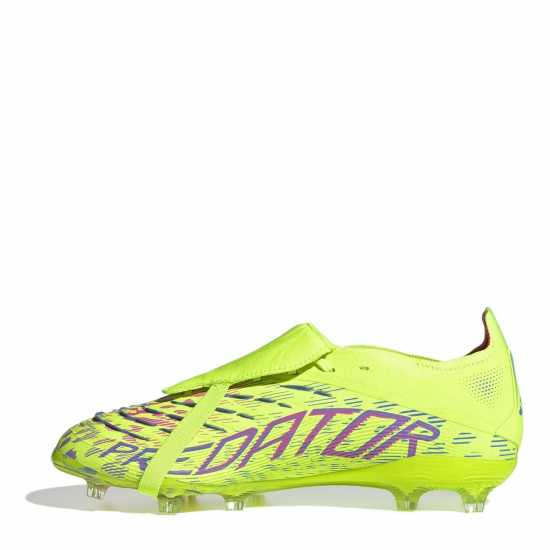 Детски футболни бутонки Adidas Predator Elite Fold-Over Tongue Childrens Firm Ground Football Boots Жълто/Розово Adidas Predator Elite Fold-Over Tongue Childrens Firm Ground Football Boots Жълто/Розово Детски футболни бутонки