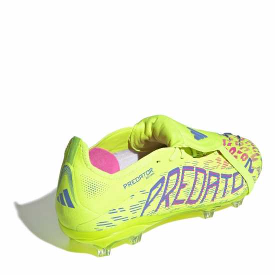 Детски футболни бутонки Adidas Predator Elite Fold-Over Tongue Childrens Firm Ground Football Boots Жълто/Розово Adidas Predator Elite Fold-Over Tongue Childrens Firm Ground Football Boots Жълто/Розово Детски футболни бутонки