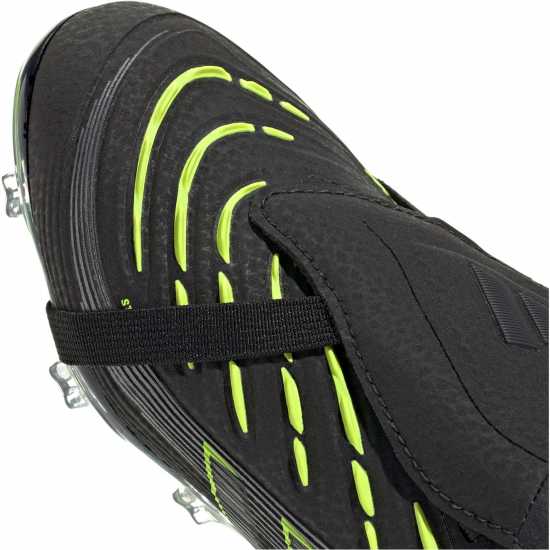 Adidas Predator Elite Fold-Over Tongue Childrens Firm Ground Football Boots Черно/Лимон Adidas Predator Elite Fold-Over Tongue Childrens Firm Ground Football Boots Черно/Лимон