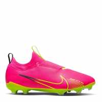 Nike Mercurial Vapor Academy Childrens Fg Football Boots Pink/Volt Детски футболни бутонки