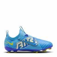 Nike Mercurial Vapor 15 Academy Firm Ground Football Boots Childrens Blue/White Футболни стоножки