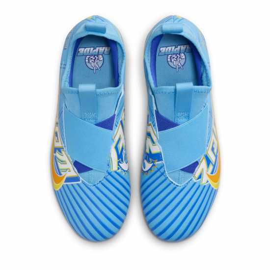 Nike Mercurial Vapor 15 Academy Firm Ground Football Boots Childrens Blue/White Футболни стоножки