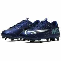 Nike Mercurial Vapor Academy Childrens Fg Football Boots Blue/Pink/White Футболни стоножки