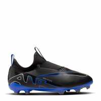 Nike Mercurial Vapor Academy Childrens Fg Football Boots Black/Chrome Детски футболни бутонки