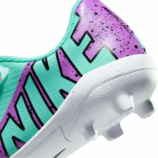 Nike Mercurial Vapor Club Childrens Firm Ground Football Boots Blue/Pink/White Детски футболни бутонки