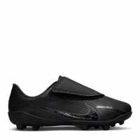 Nike Mercurial Vapor Club Childrens Fg Football Boots Blk/Grey/White Футболни стоножки