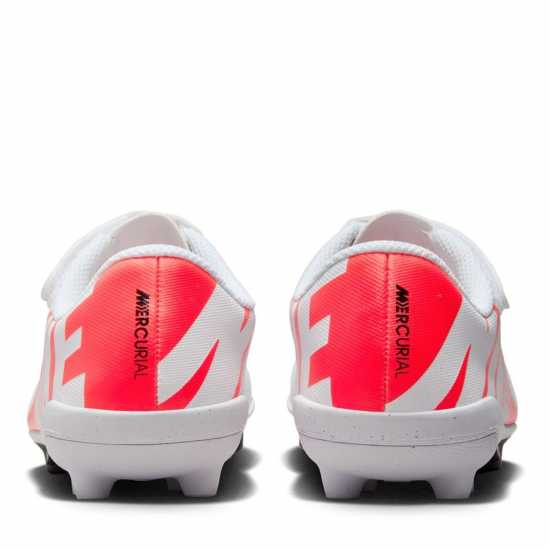 Nike Mercurial Vapor Club Childrens Firm Ground Football Boots Crimson/White Детски футболни бутонки