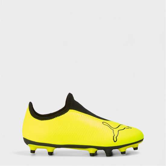 Детски футболни бутонки Puma Finesse Laceless Fg Football Boots Childrens Жълто/Черно Puma Finesse Laceless Fg Football Boots Childrens Жълто/Черно Детски футболни бутонки