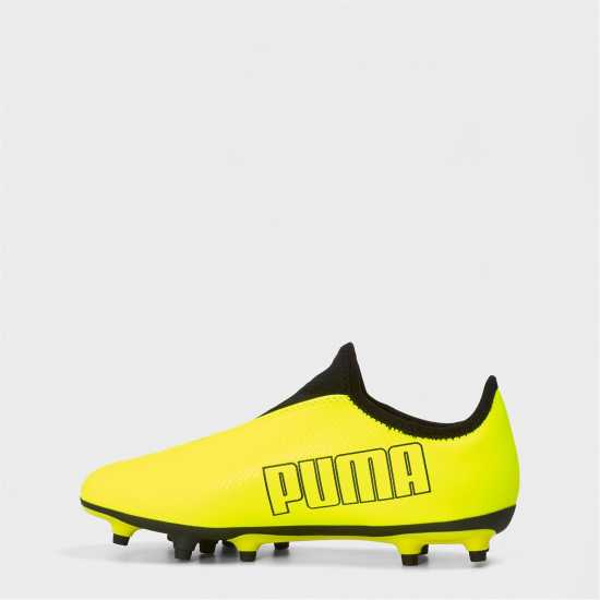 Детски футболни бутонки Puma Finesse Laceless Fg Football Boots Childrens Жълто/Черно Puma Finesse Laceless Fg Football Boots Childrens Жълто/Черно Детски футболни бутонки