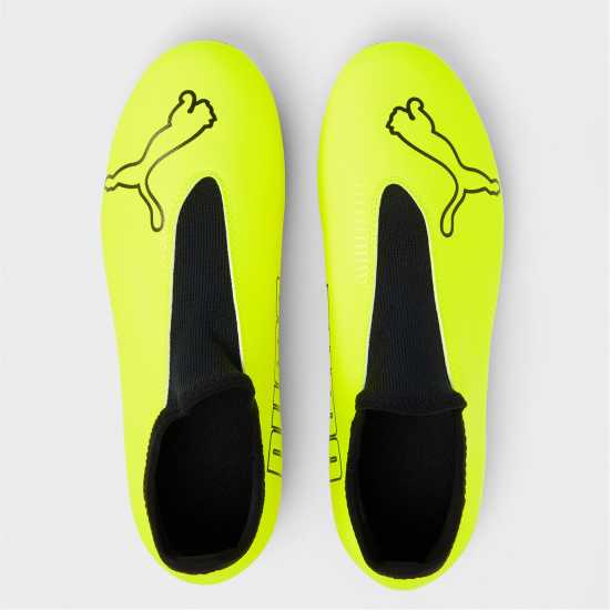 Детски футболни бутонки Puma Finesse Laceless Fg Football Boots Childrens Жълто/Черно Puma Finesse Laceless Fg Football Boots Childrens Жълто/Черно Детски футболни бутонки