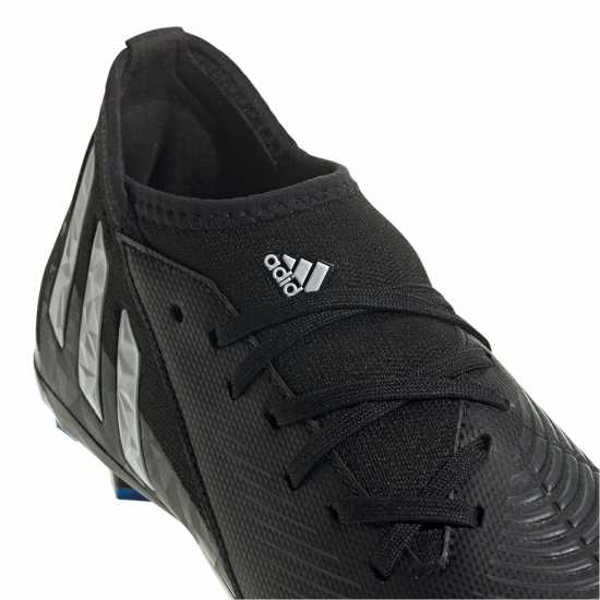 Adidas Predator .3 Childrens Fg Football Boots Black/White Футболни стоножки