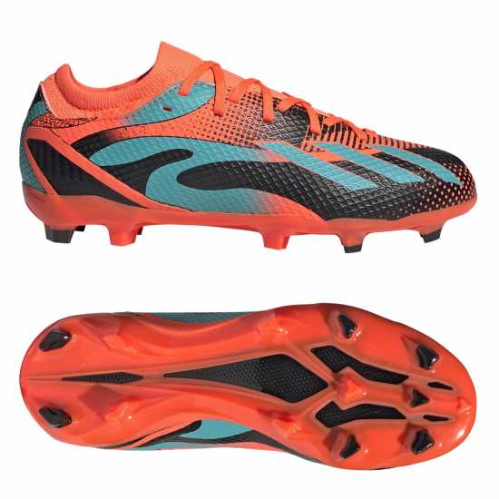 Adidas X Speedflow. 3 Childrens Fg Football Boots Orange/Mint Футболни стоножки